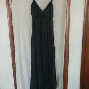 Long flowy black dress